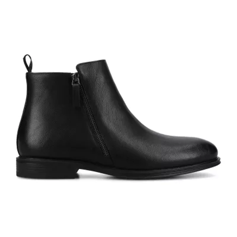 Vance Co Mens Block Heel Chelsea Boots