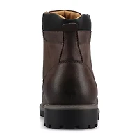 Vance Co Mens Block Heel Combat Boots