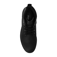 Vance Co Mens Block Heel Combat Boots