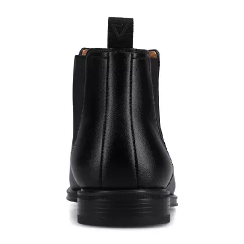 Vance Co Mens Block Heel Chelsea Boots