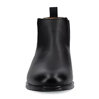 Vance Co Mens Block Heel Chelsea Boots