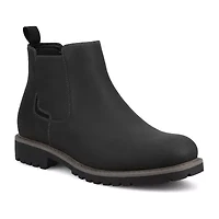 Vance Co Mens Block Heel Chelsea Boots