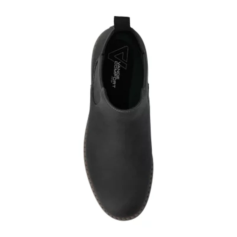 Vance Co Mens Block Heel Chelsea Boots