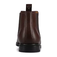 Vance Co Mens Block Heel Chelsea Boots