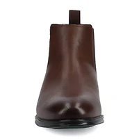 Vance Co Mens Block Heel Chelsea Boots