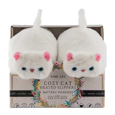 Pink Sky Warming Slipper Kitty