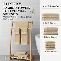 BedVoyage Resort 8-pc. Rayon from Bamboo Bath Towel Set