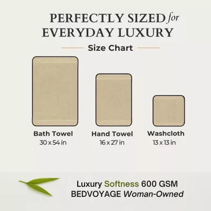 BedVoyage Resort 8-pc. Rayon from Bamboo Bath Towel Set