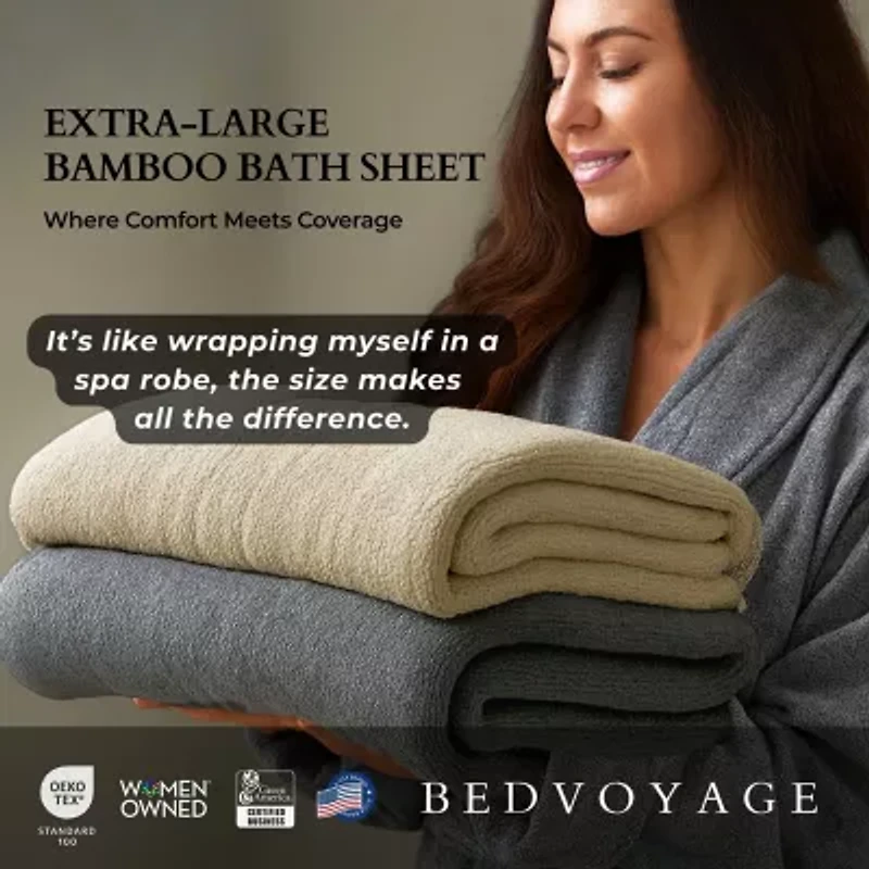 Bedvoyage Cotton & Bamboo Bath Sheet