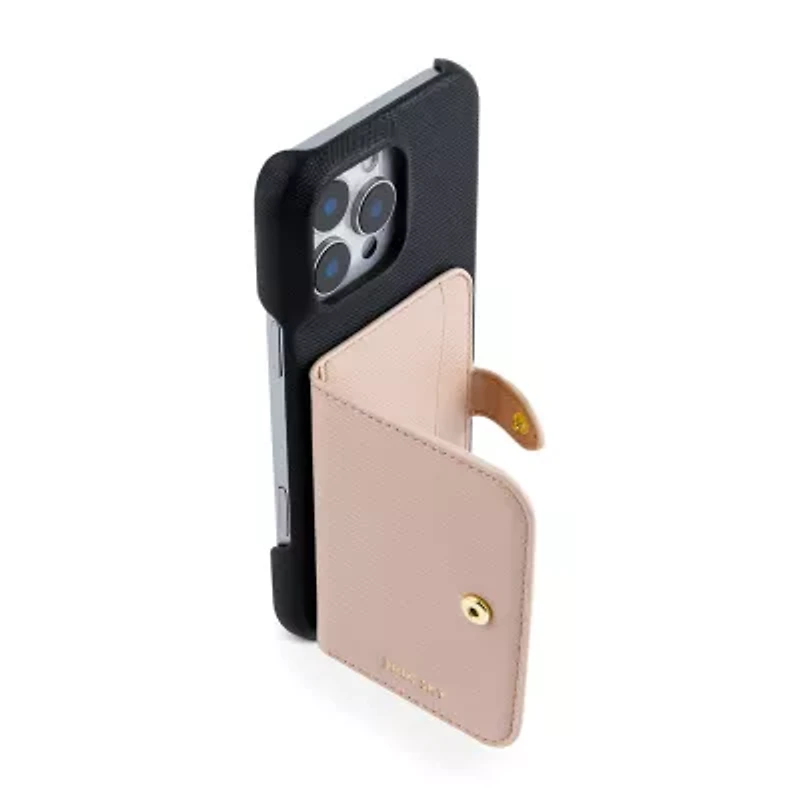 Pink Sky Cardholder Wallet Case with Crossbody Strap