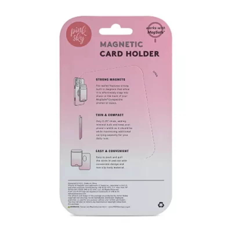 Pink Sky Silicone Magsafe Phone Wallet