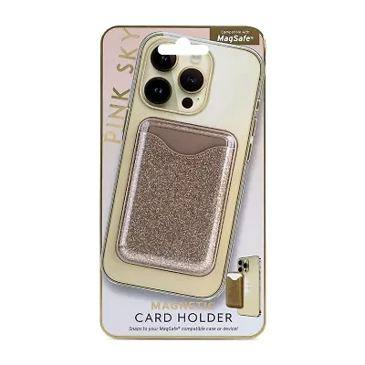 Pink Sky Glitter Magsafe Phone Wallet