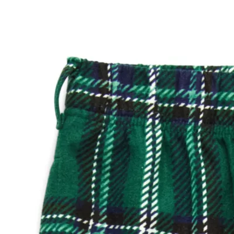 North Pole Trading Co. Sleigh Bells Ring Toddler Unisex Adaptive Easy-on + Easy-off Crew Neck Long Sleeve 2-pc. Matching Family Pajama Sets