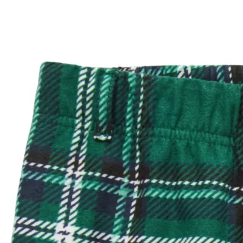 North Pole Trading Co. Sleigh Bells Ring Unisex Adult Adaptive Easy-on + Easy-off Crew Neck Long Sleeve 2-pc. Matching Family Pajama Sets