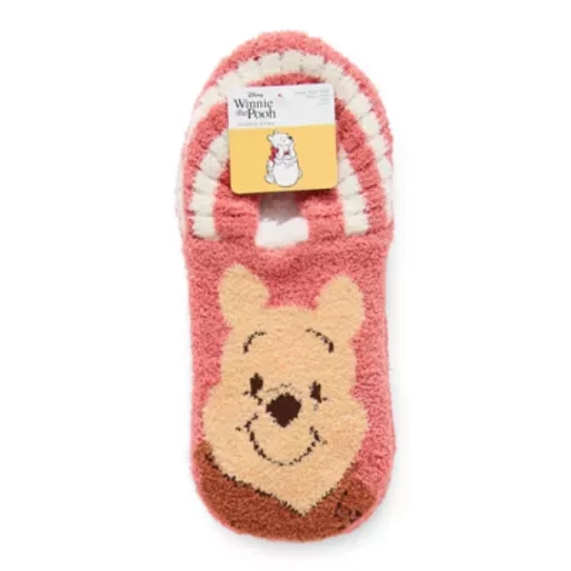 Womens 1 Pair Winnie The Pooh Slipper Socks