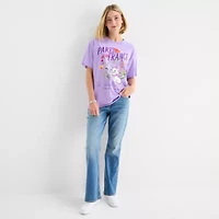 Paris France Womens Juniors Crew Neck Short Sleeve Regular Fit The Aristocats Graphic T-Shirt