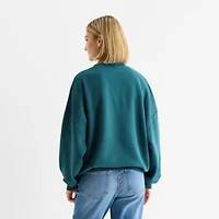Skinnydip London Lady and the Tramp Crew Sweatshirt Womens Juniors Neck Long Sleeve
