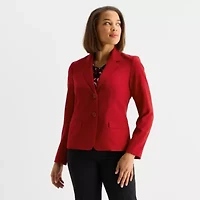 Black Label by Evan-Picone Womens Classic Fit Suit Jacket