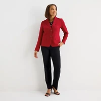 Black Label by Evan-Picone Womens Classic Fit Suit Jacket