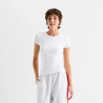 Forever 21 Womens Juniors Crew Neck Short Sleeve T-Shirt