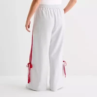 Forever 21 Womens Juniors Plus Wide Leg Pull-On Pant