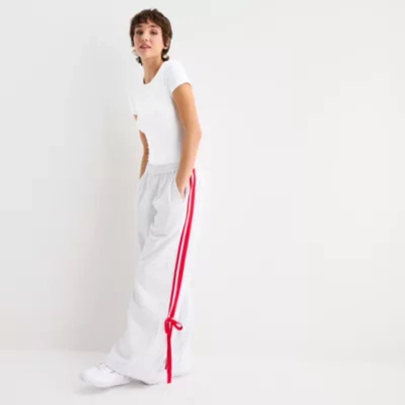 Forever 21 Womens Juniors Wide Leg Fleece Sweatpant