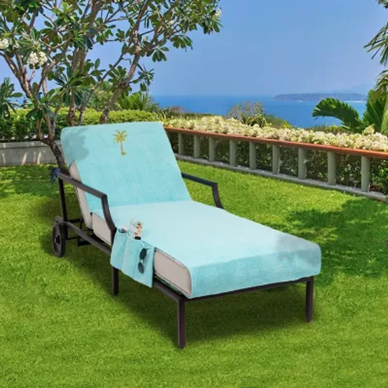 Linum Home Textiles Chaise Lounge Cover Chair Protector