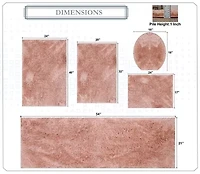 Home Weavers Inc Element 5-pc. Bath Rug Set