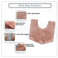 Home Weavers Inc Element Bath Rug Set