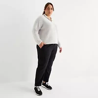 Stylus Plus Womens Mock Neck Long Sleeve Pullover Sweater