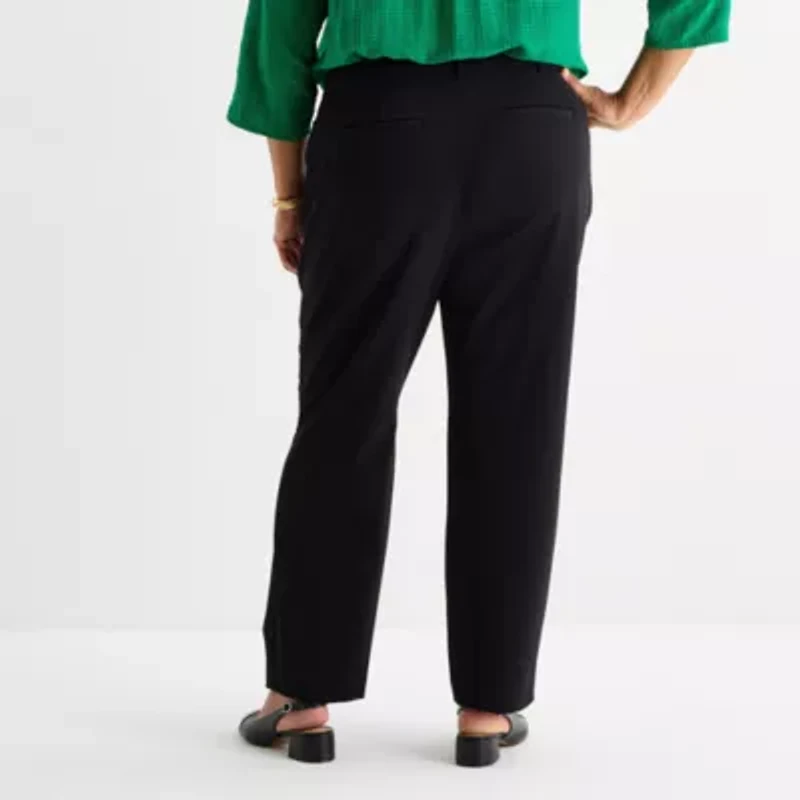 Liz Claiborne Womens Plus Slim Pant