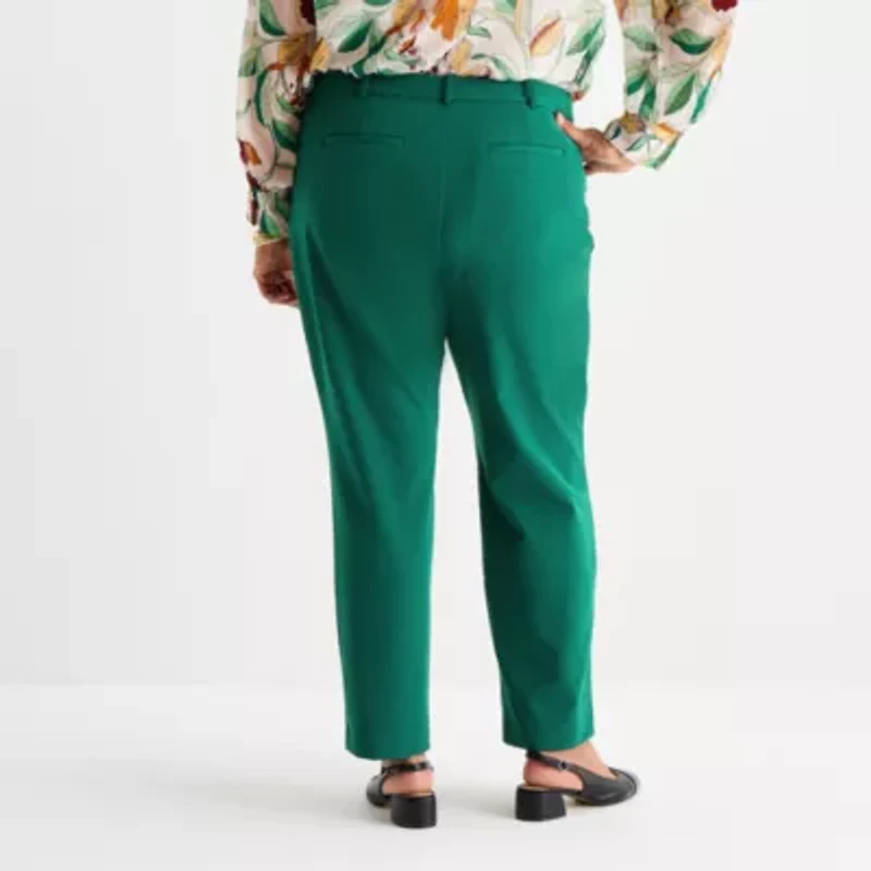 Liz Claiborne Womens Plus Slim Pant