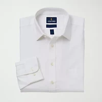 Stafford Premium Mens Regular Fit Stretch Fabric Wrinkle Free Long Sleeve Dress Shirt