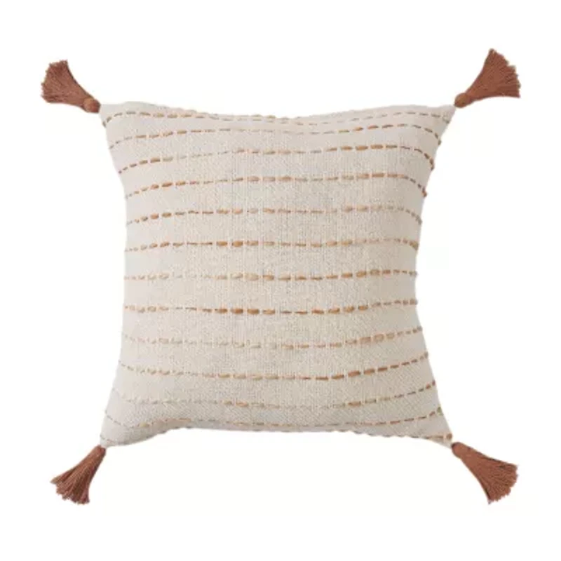 Lr Home Lyn Stripe Square Throw Pillow