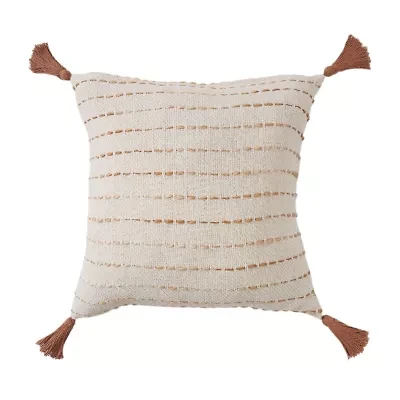 Lr Home Lyn Stripe Square Throw Pillow