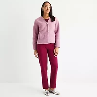 Liz Claiborne Womens Petite Lightweight Overcoat