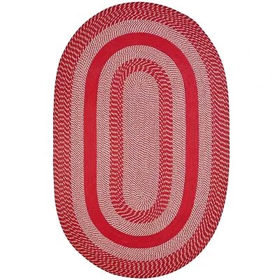 Better Trends Newport Braid Oval Rug
