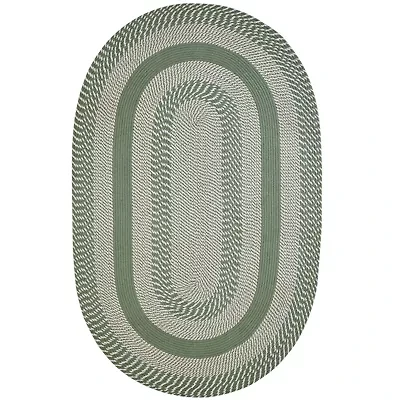 Better Trends Newport Braid Oval Rug