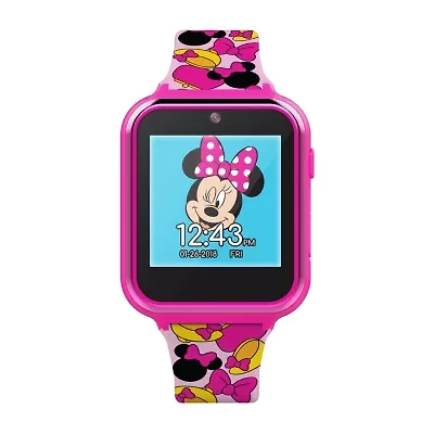 Disney Minnie Mouse Girls Pink Smart Watch Mn4116jc