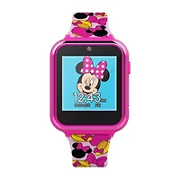 Disney Minnie Mouse Girls Pink Smart Watch Mn4116jc