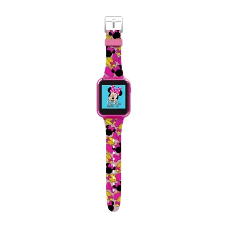 Disney Minnie Mouse Girls Pink Smart Watch Mn4116jc