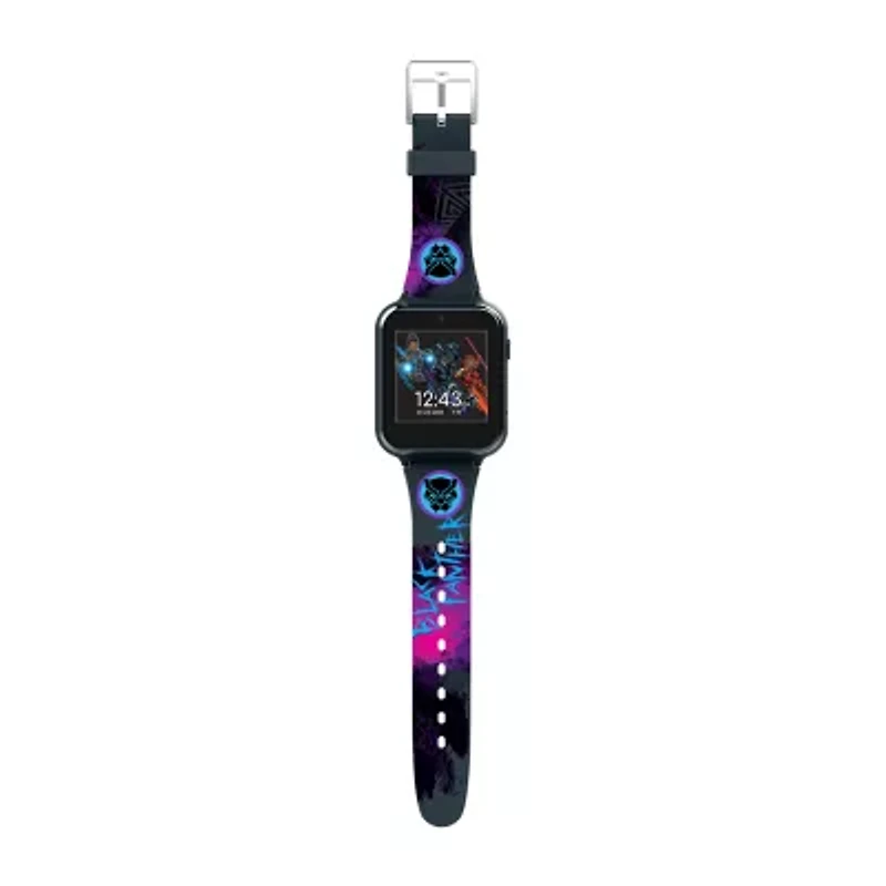 Black Panther Marvel Boys Black Smart Watch Avg4608jc