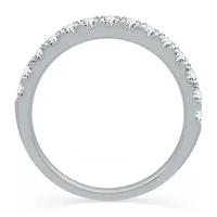 (H-I / I1) Womens 1/2 CT. T.W. Lab Grown White Diamond 10K Gold Wedding Band