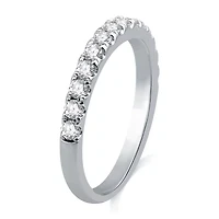 (H-I / I1) Womens 1/2 CT. T.W. Lab Grown White Diamond 10K Gold Wedding Band