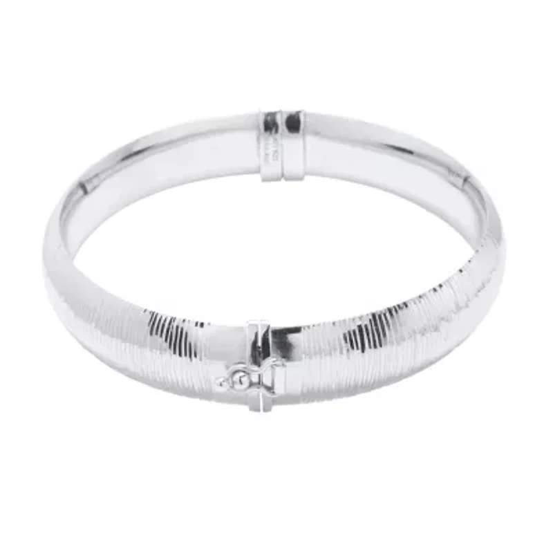 Womens Sterling Silver Bangle Bracelet
