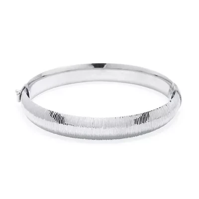 Womens Sterling Silver Bangle Bracelet