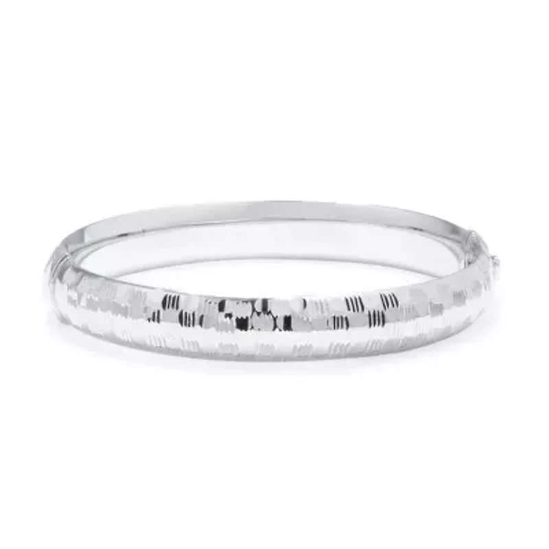 Womens Sterling Silver Bangle Bracelet