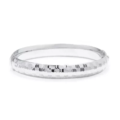 Womens Sterling Silver Bangle Bracelet