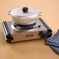 IMUSA Electric Stainless Steel Single Burner