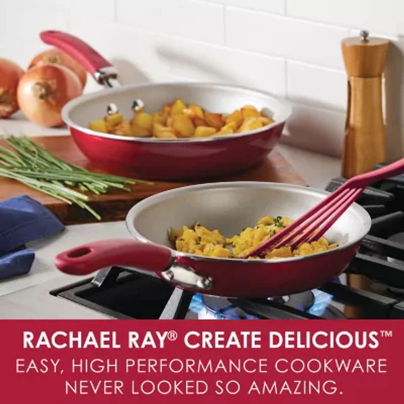 Rachael Ray Create Delicious 2-pc. Non-Stick Skillet Set